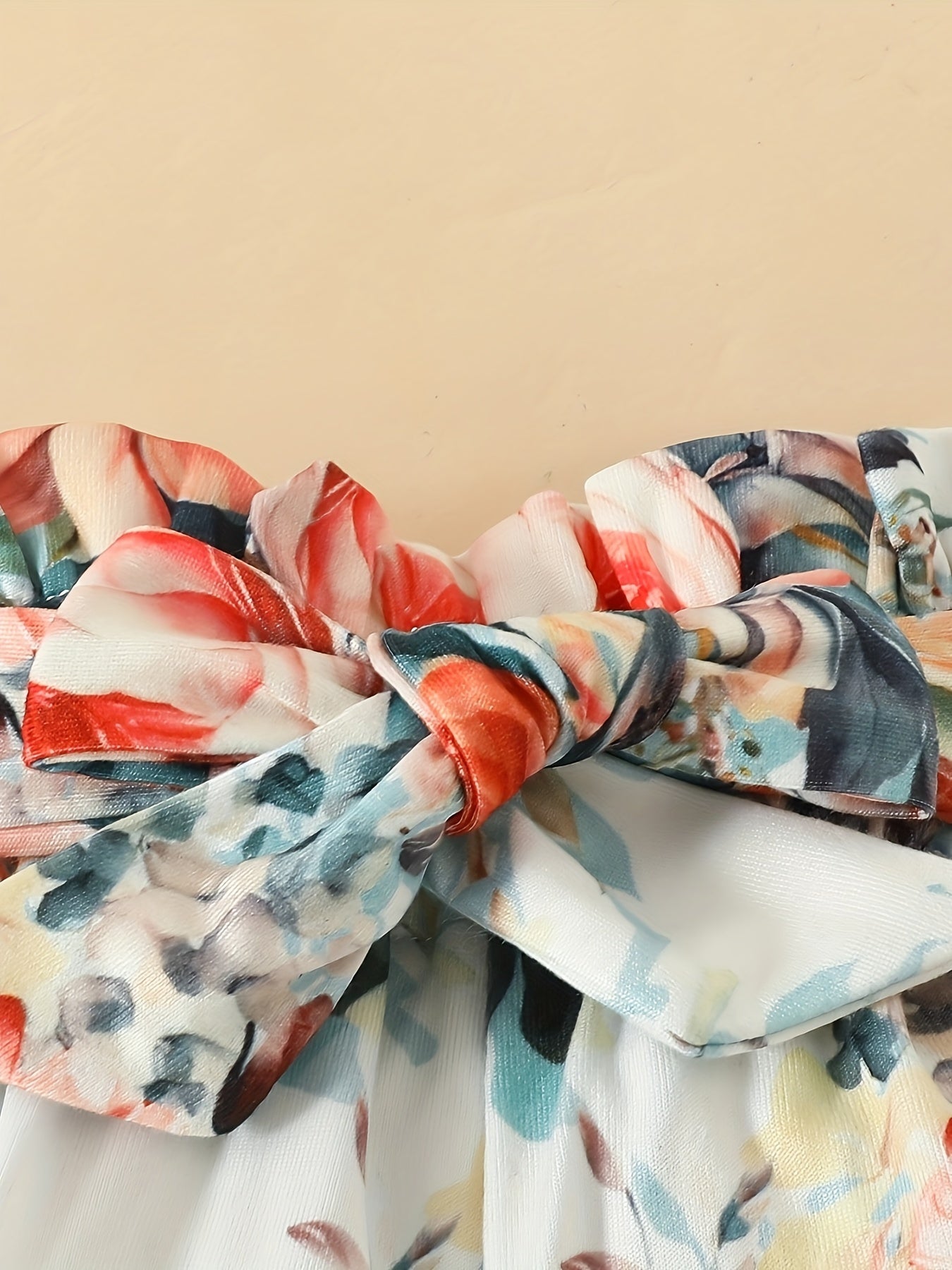 Newborn Girls Summer 3-Piece Clothing Set Letter Top Printed Pants Headband