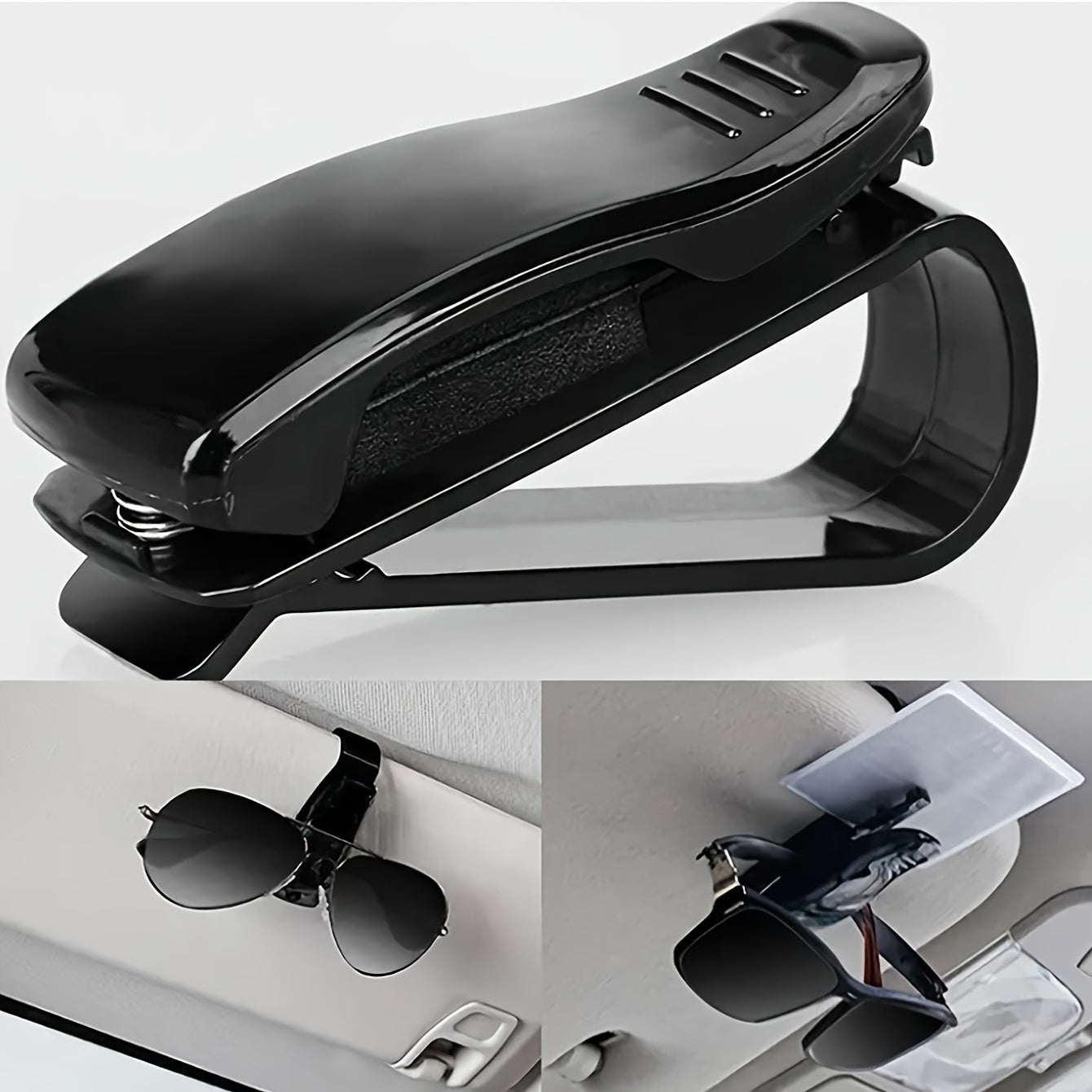 Car Sun Visor Organizer with Ticket and ID Card Slots Durable ABS Material