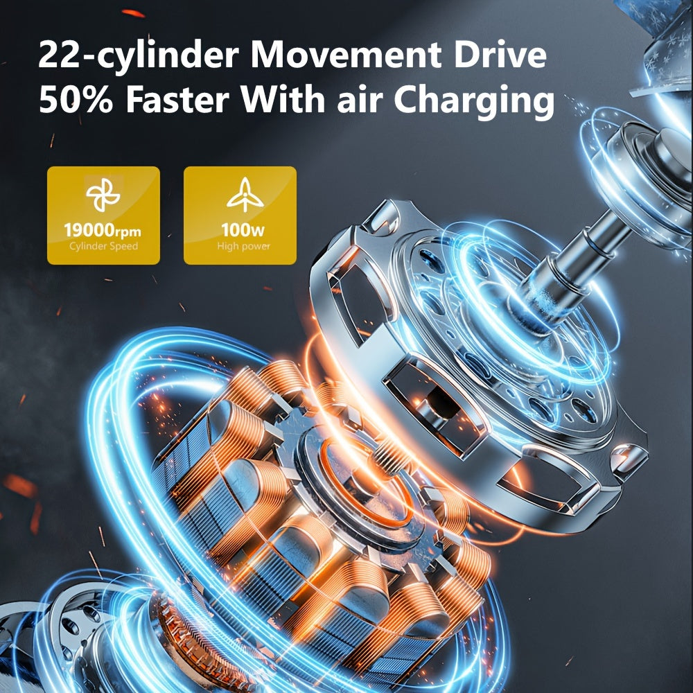 Portable Air Compressor Pump for Auto and Bike DC 12V LED Light No Battery