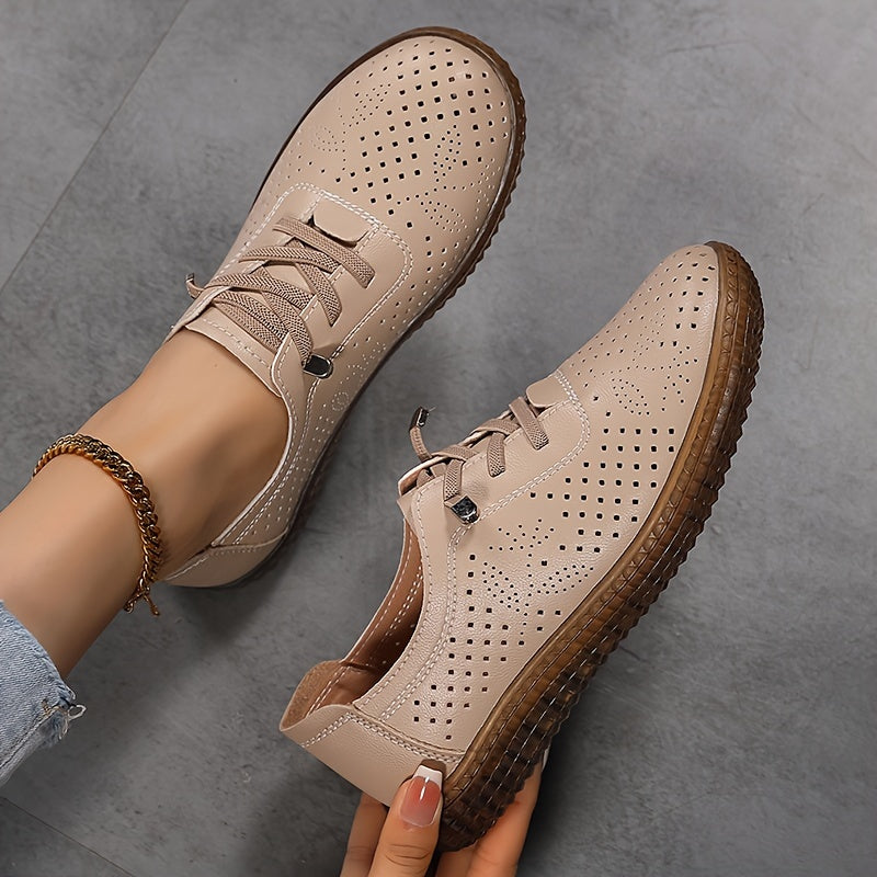 Women's Slip-On Flats Loafers Mules Casual Shoes in Leather