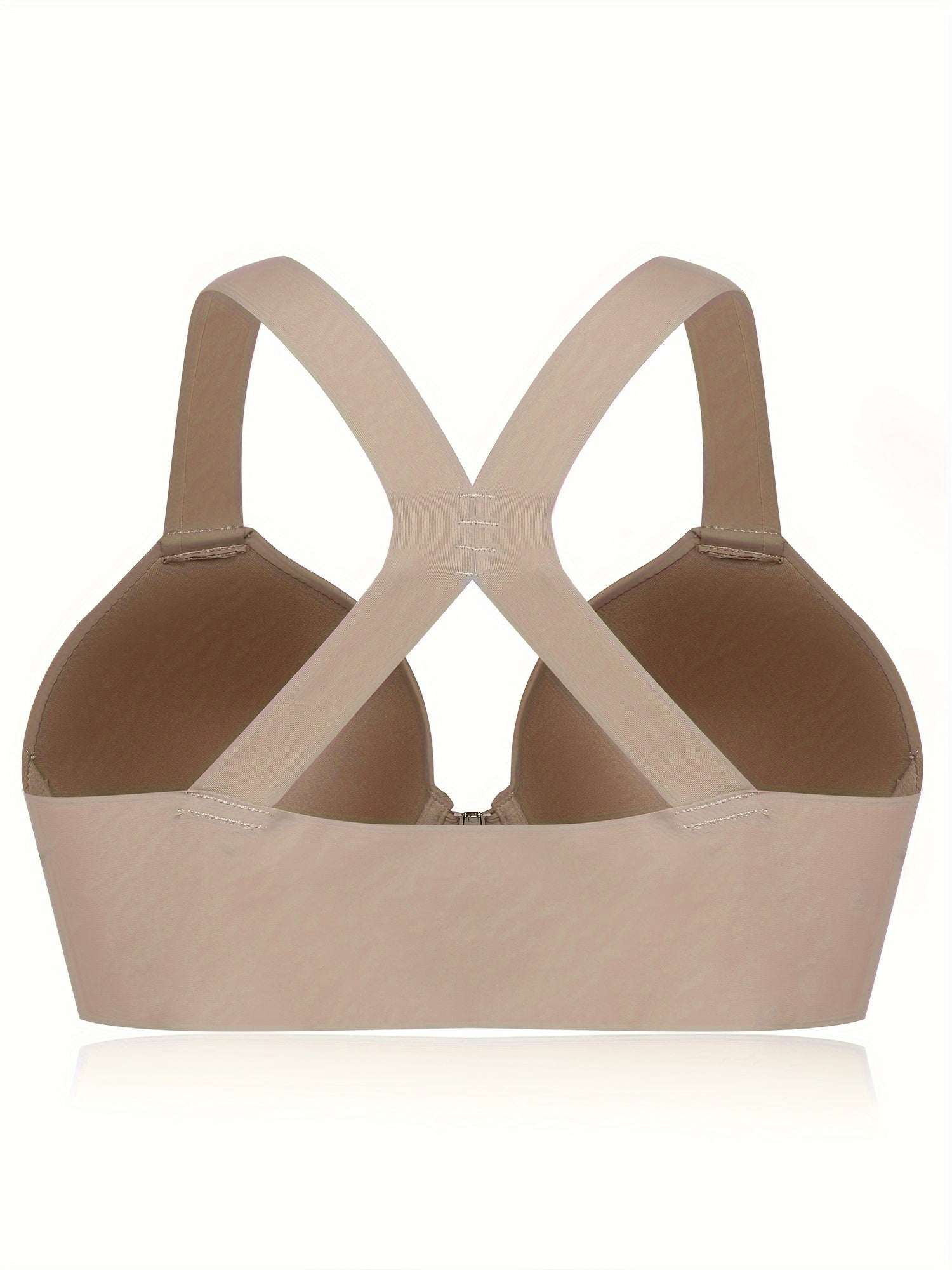 Plus Size Women's T-Shirt Bras Pack Soft Nylon Racerback Wide Strap Lingerie