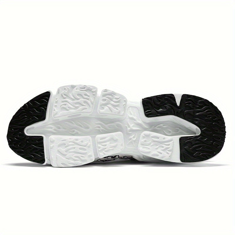 Men's Breathable Mesh Casual Sneakers Low Top with Soft Shock-Absorbing Sole