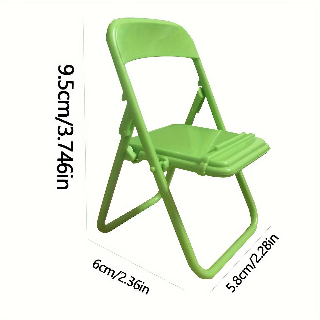 Conjunto de 4 soportes portátiles y plegables para teléfono móvil, en colores candy, con ángulos de visión ajustables