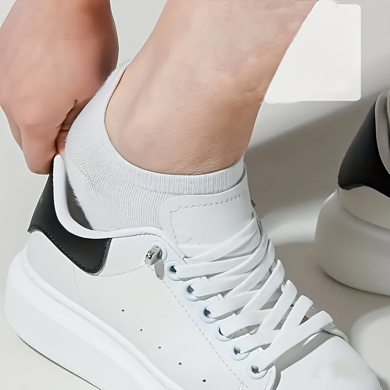 Unisex Polyester Elastic No-Tie Shoelaces for Running and Casual Shoes