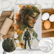 Metal Gear Solid dizayni bilan ikki to'plam hashamatli oshxona sochiqlari, juda yumshoq va yuqori so'ruvchan, bayram bezatish uchun. Mashinada yuvish mumkin, o'lchami 40.64X60.96 sm.