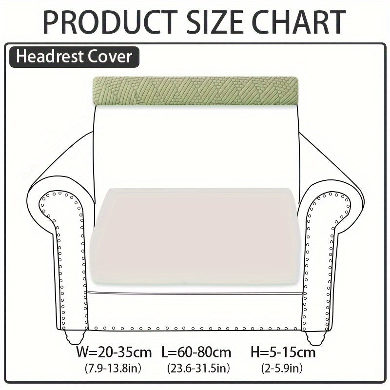 Чехол на диван из полярного флиса с жаккардовым узором и эластичной лентой подходит для секционного кресла, дивана-кровати, 3-местного и 4-местного, включает чехлы на подлокотники