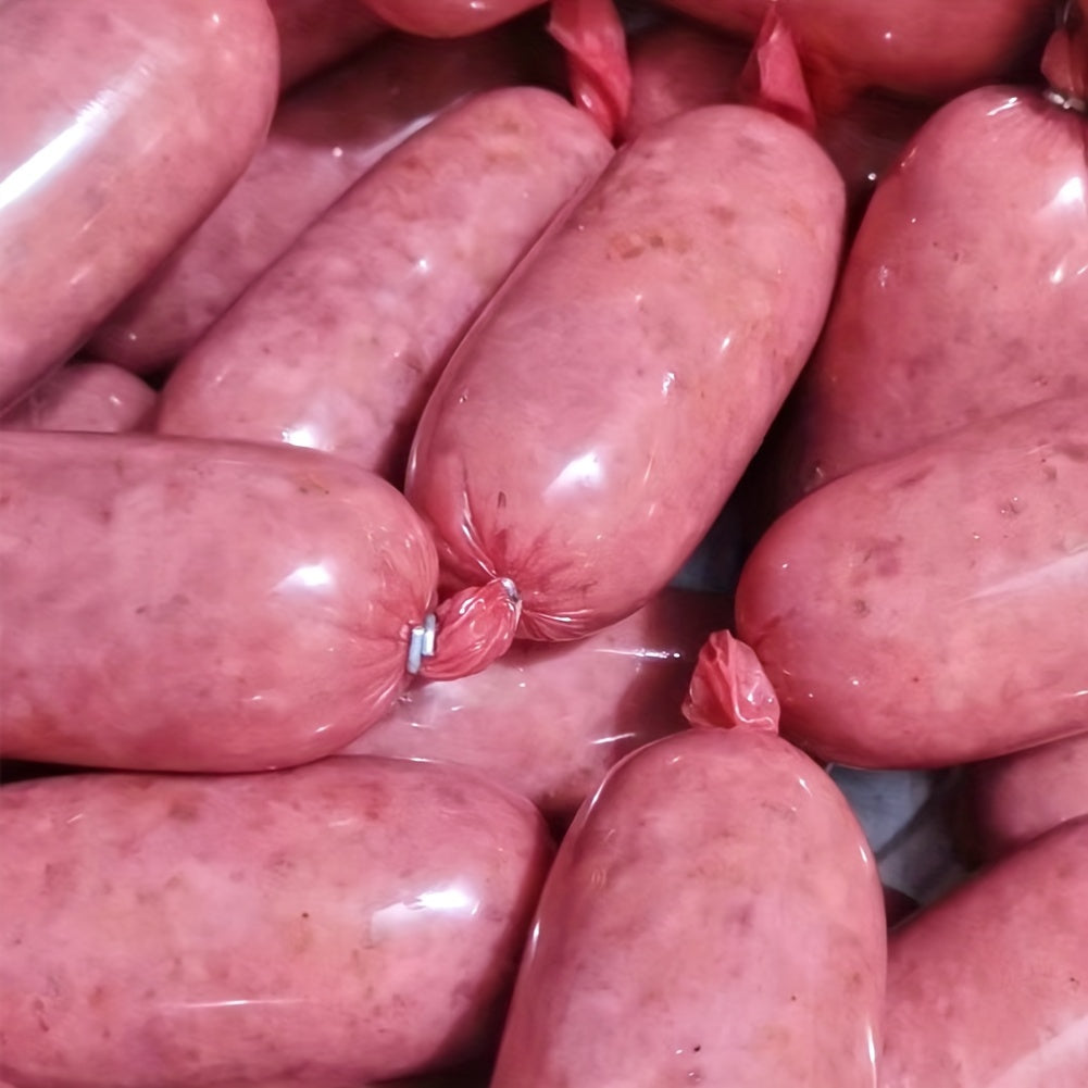 Пластиковая оболочка для колбас диаметром 55 мм, безопасная для пищевых продуктов, устойчивая к высоким температурам, 1, 5, 10 метров