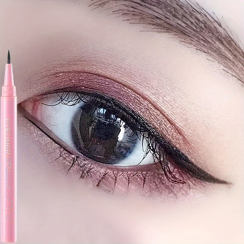 Bolígrafo delineador líquido impermeable para mujer, a prueba de manchas y de larga duración
