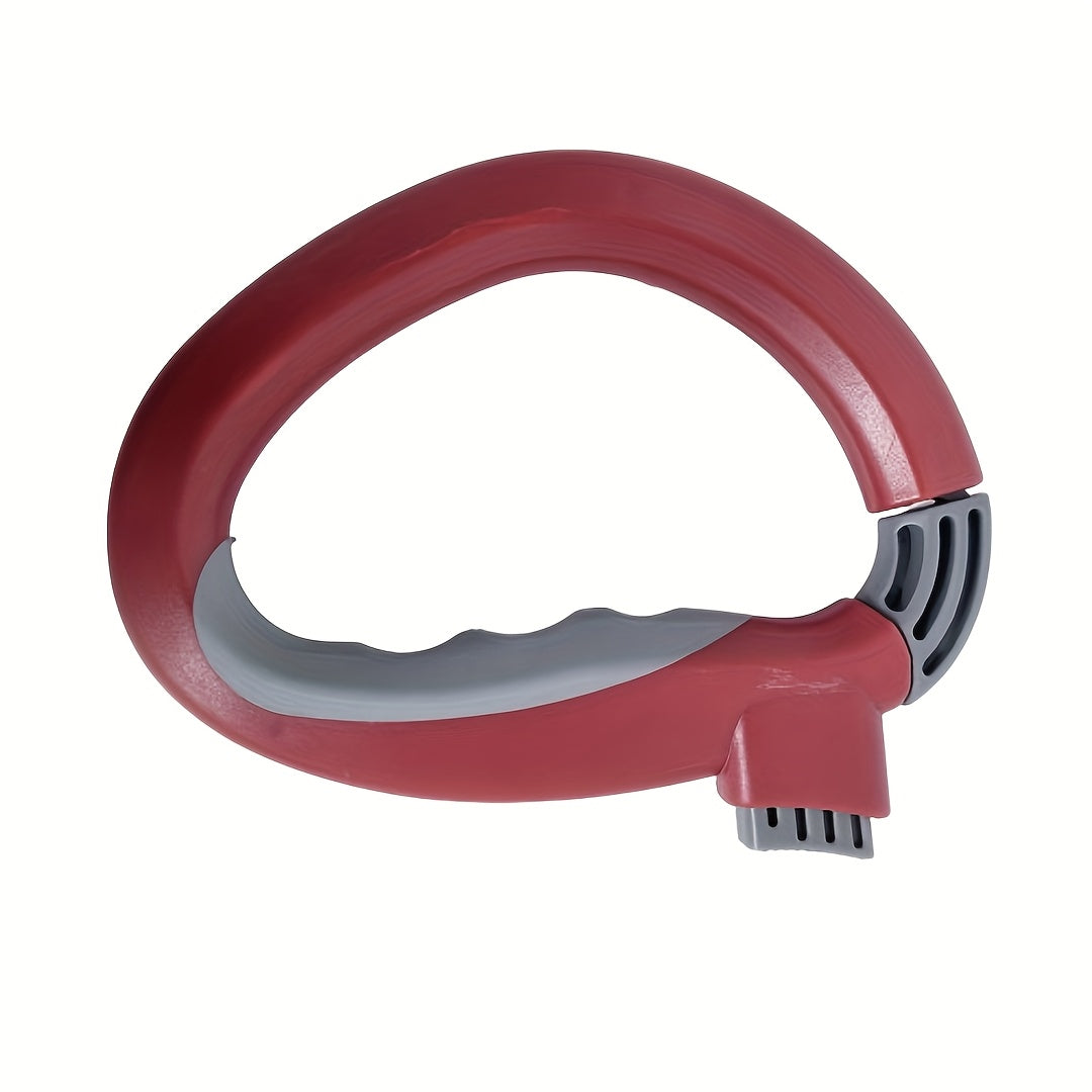 Porta bolsas de supermercado de bloqueo automático con una sola mano, agarre ajustable y diseño ergonómico