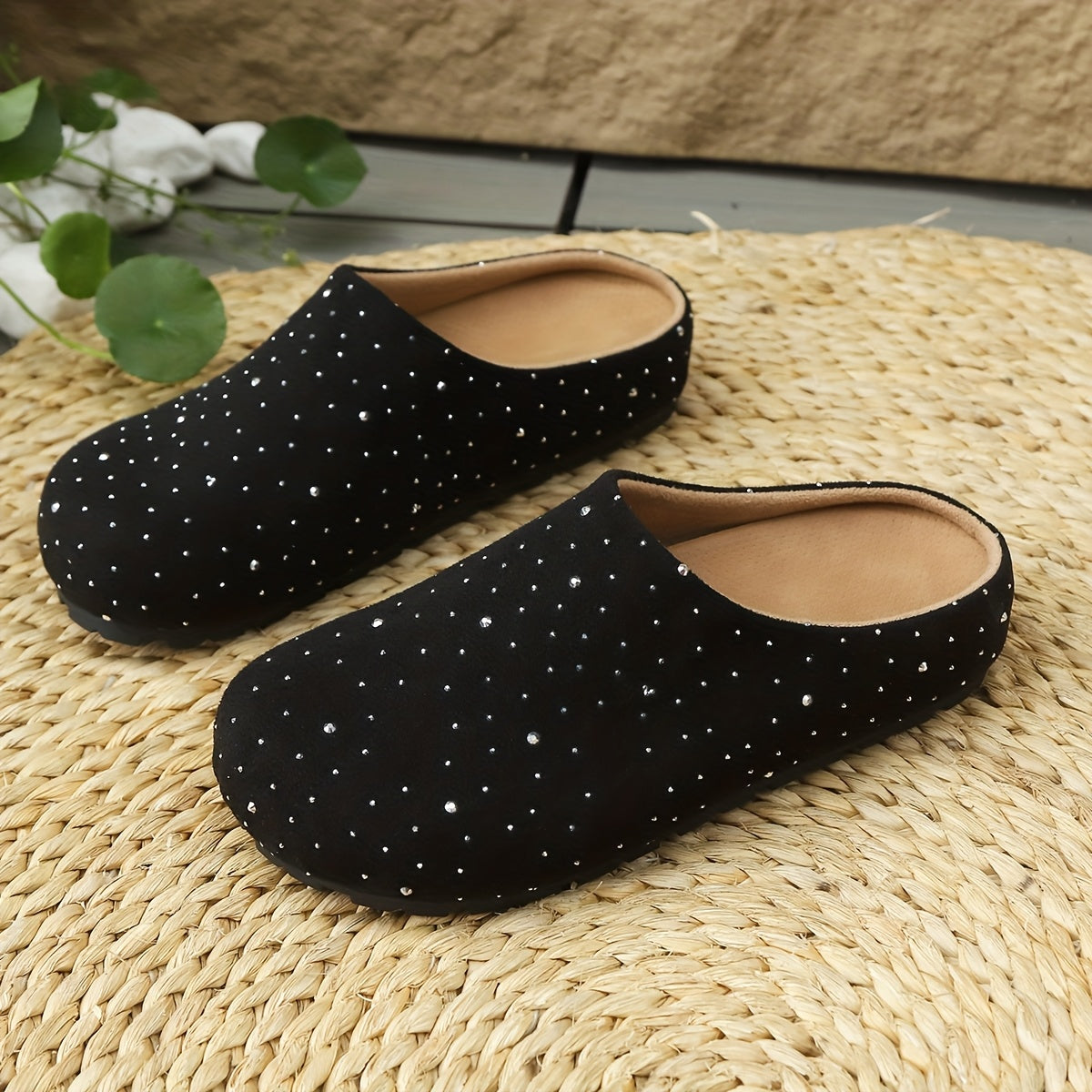 Women's Slip-On Platform Shoes Cushioned Sole Non-Slip Rubber Indoor Outdoor