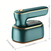 Vaporizador de mano portátil con mango plegable y plancha giratoria para viajes y hogar