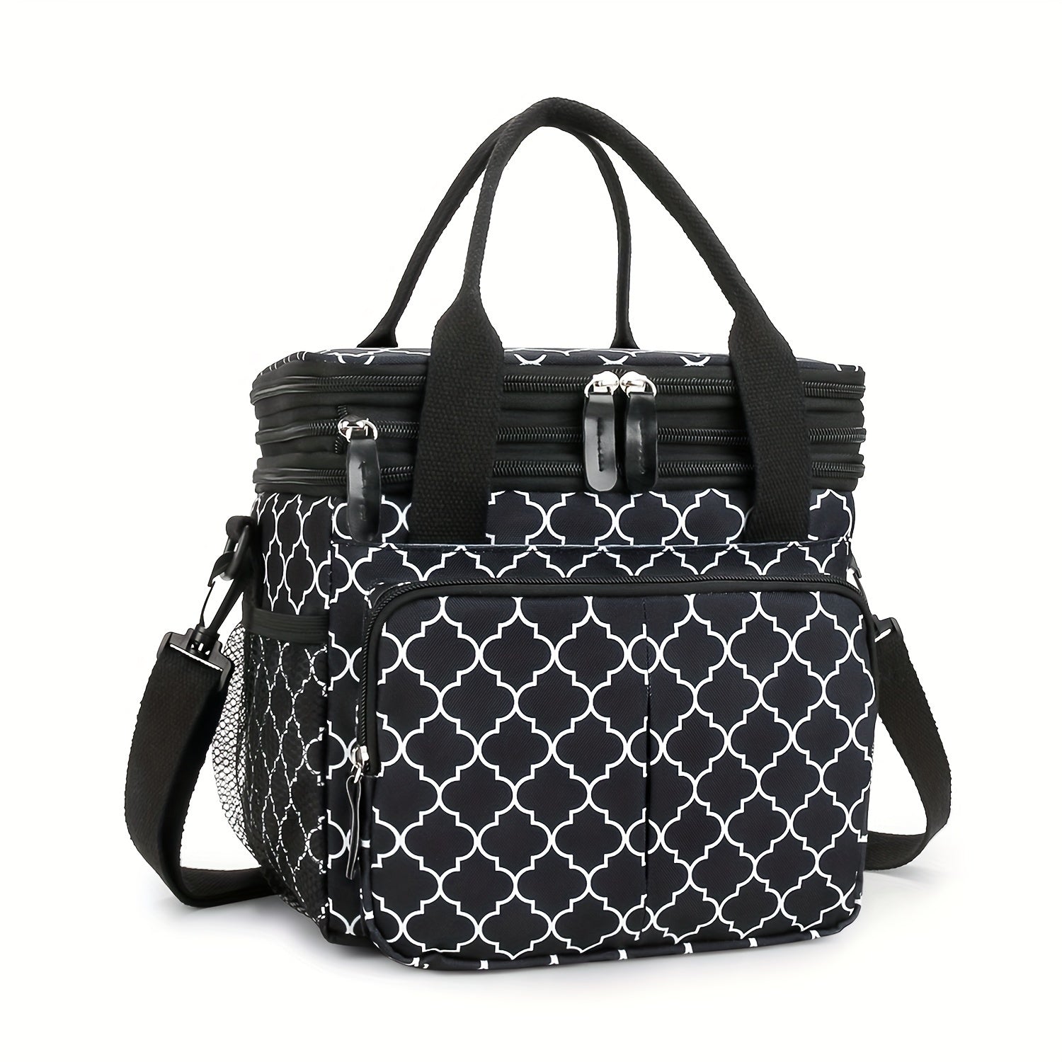 Multifunctional Waterproof Diaper Bag with Insulated Pouch for Moms and Dads