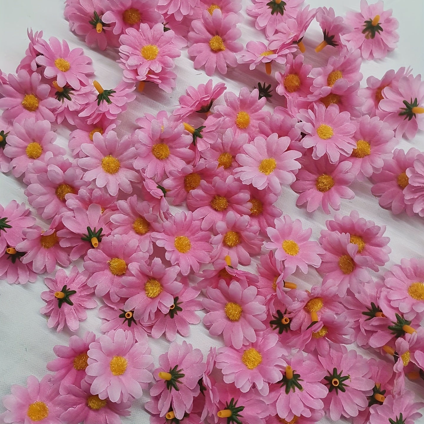 Artificial Daisy Flowers 100/200 Pieces 4cm Sunflower Heads for Decor