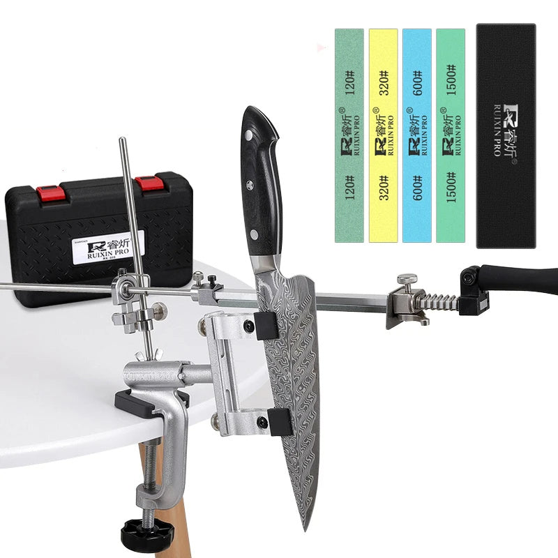 2024 Multi-Function Knife Sharpener Fixed Angle Diamond and Petroleum Stones