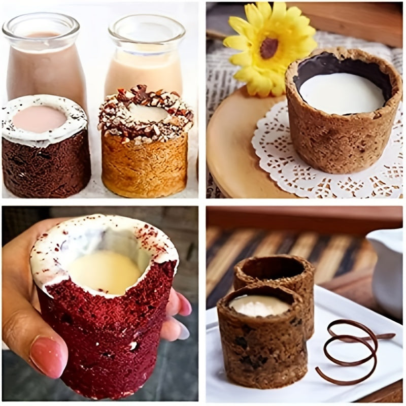 Oval Silicone 3D Cupcake Mold for Baking Mousse and Chocolate