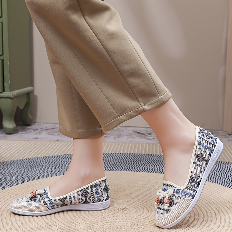 Women's Breathable Hollow-Out Flat Shoes Soft Upper Comfortable Sole Casual Flats