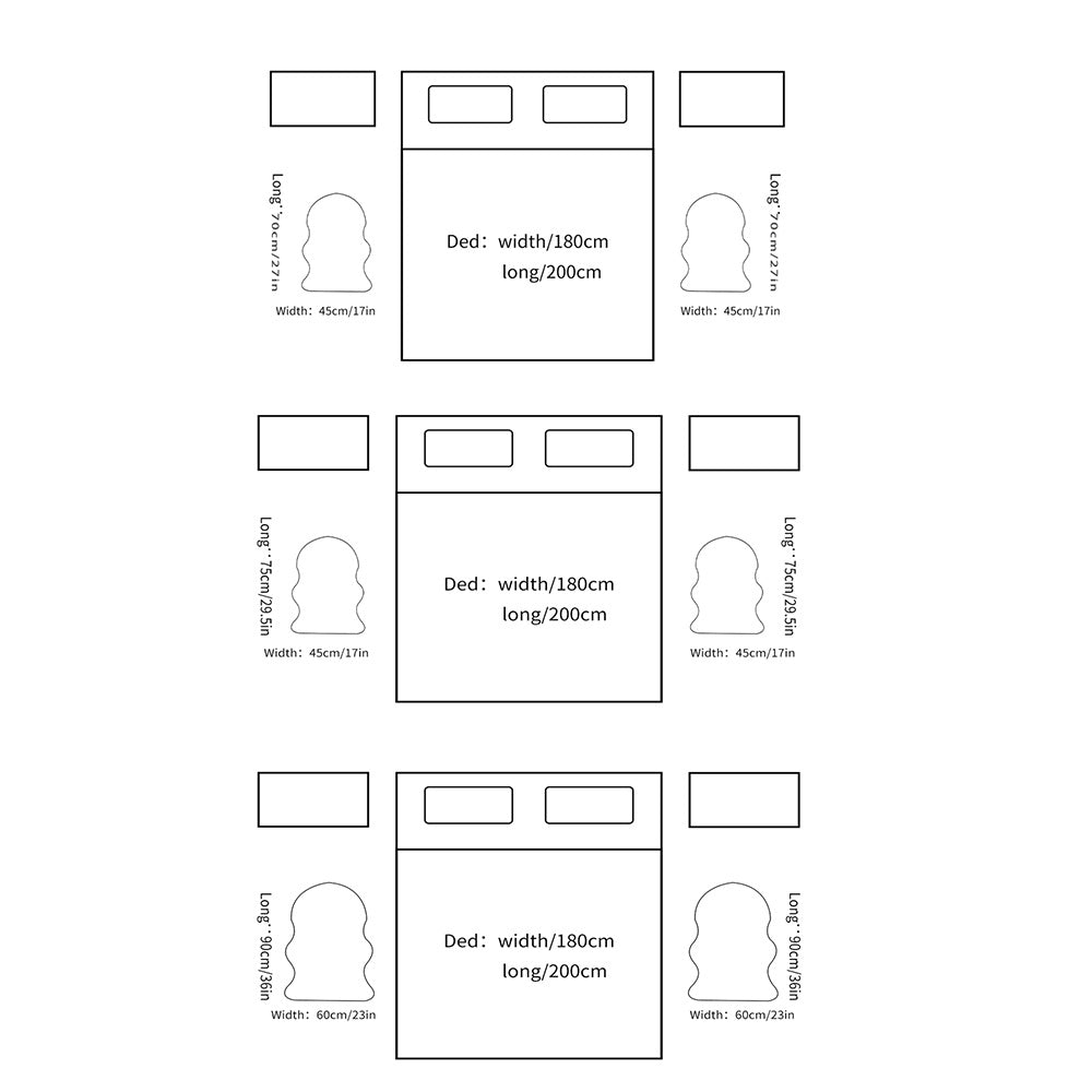 White Plush Faux Fur Rug Soft Washable Fuzzy Shag Area Rug for Living Room Bedroom Nursery