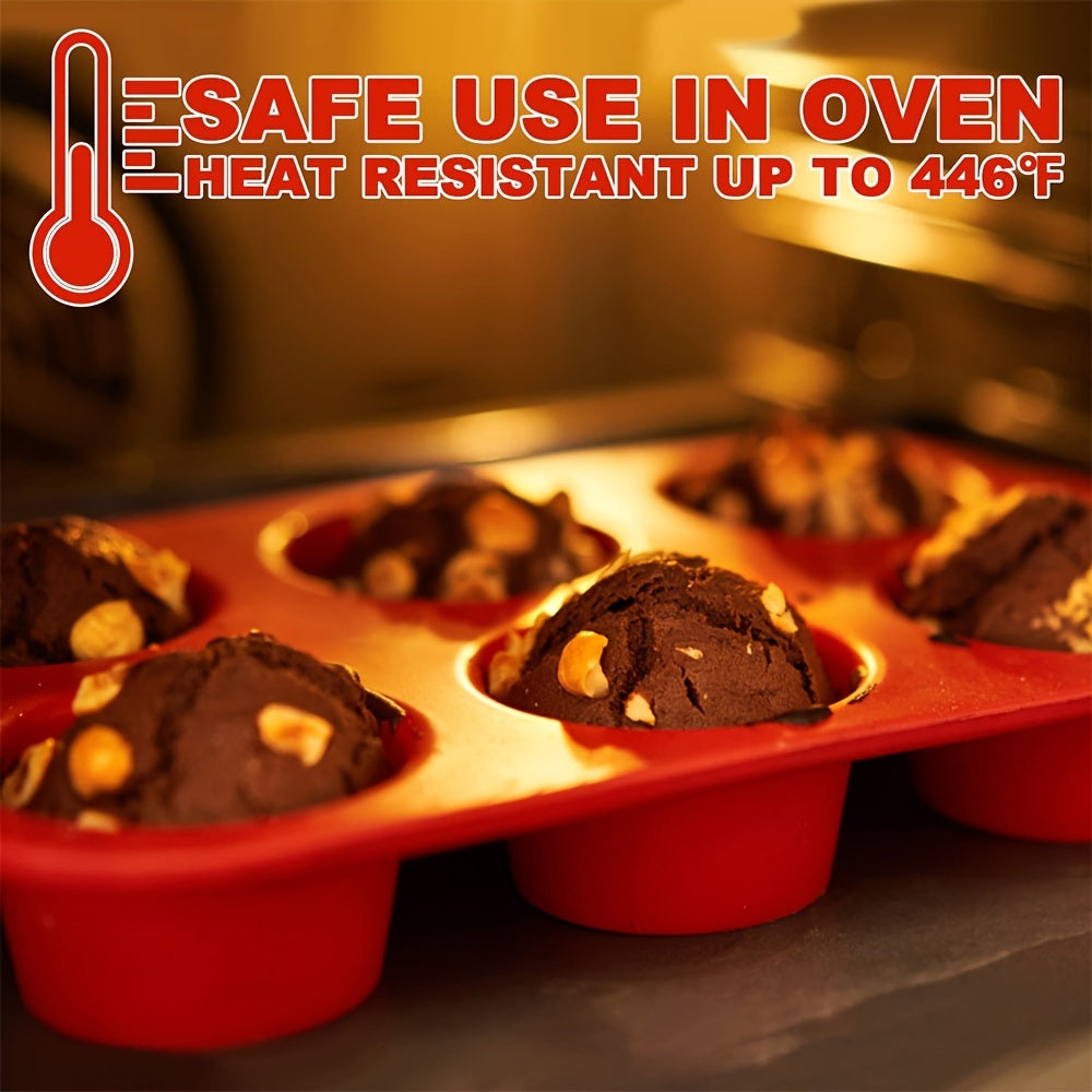 High Temperature Resistant Silicone Muffin Cup Cake Mold for Baking Pudding Mousse Soap Candles 1 Piece