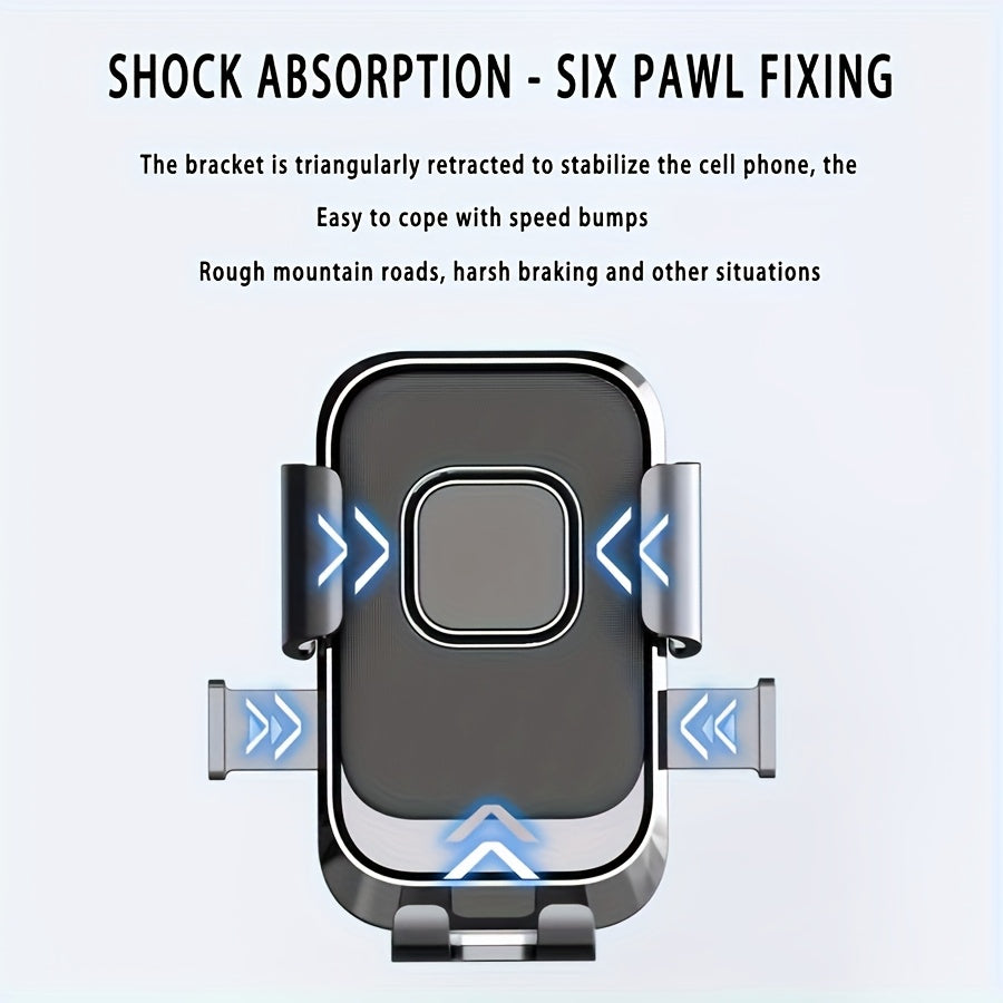 Universal Motorcycle Phone Holder ABS Fixed Rotatable GPS Mount for Bike and Handlebar