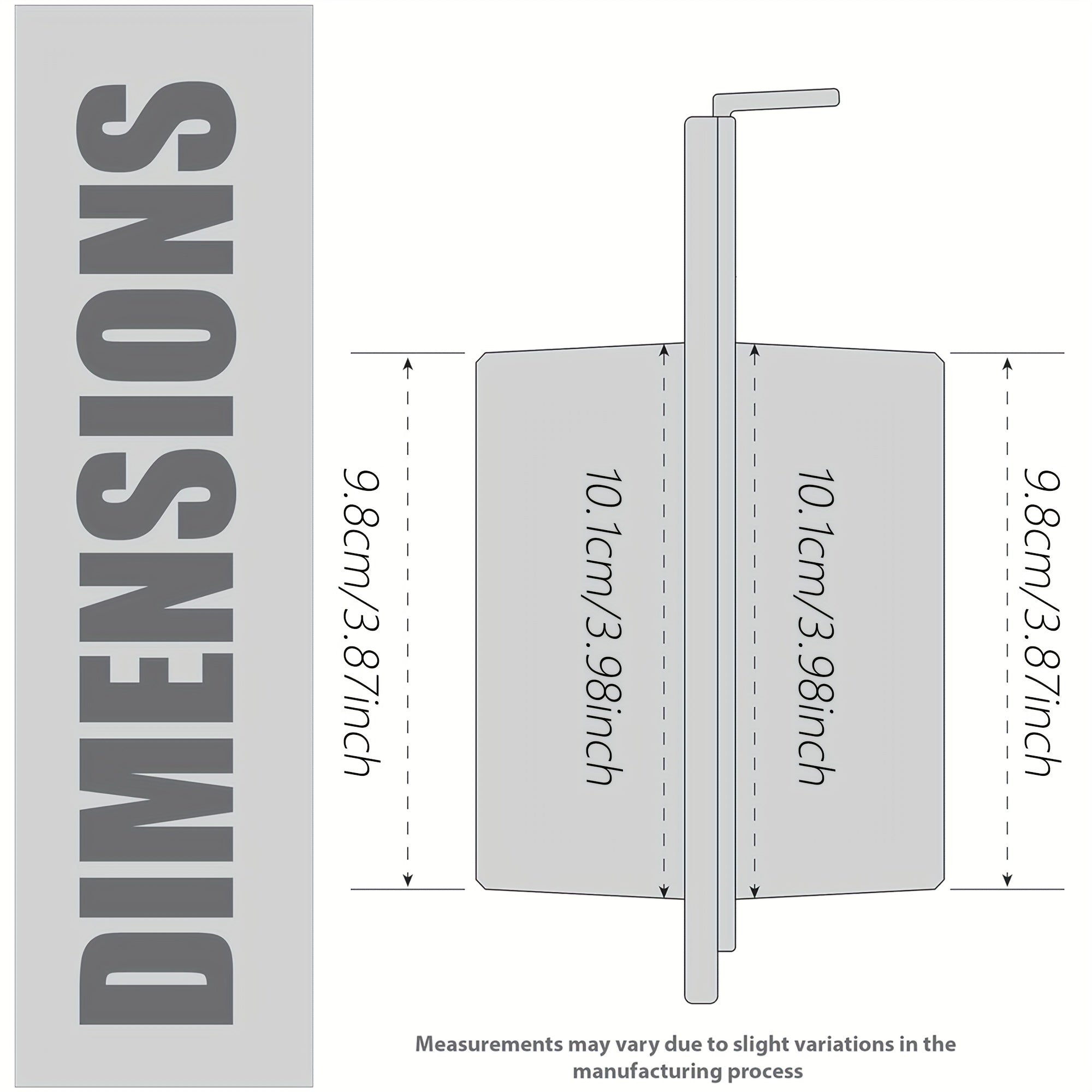 10.16cm Manual Dust Collection Blast Gate Sliding Gate Control No Electricity Needed