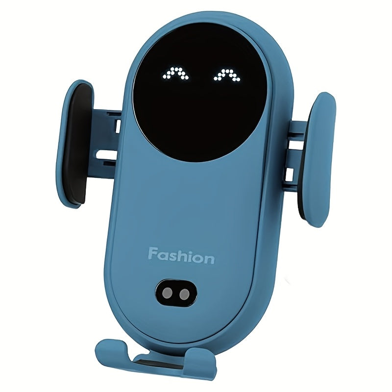 Wireless Car Charger Stand Auto Clamping Magnetic Infrared Qi Mount