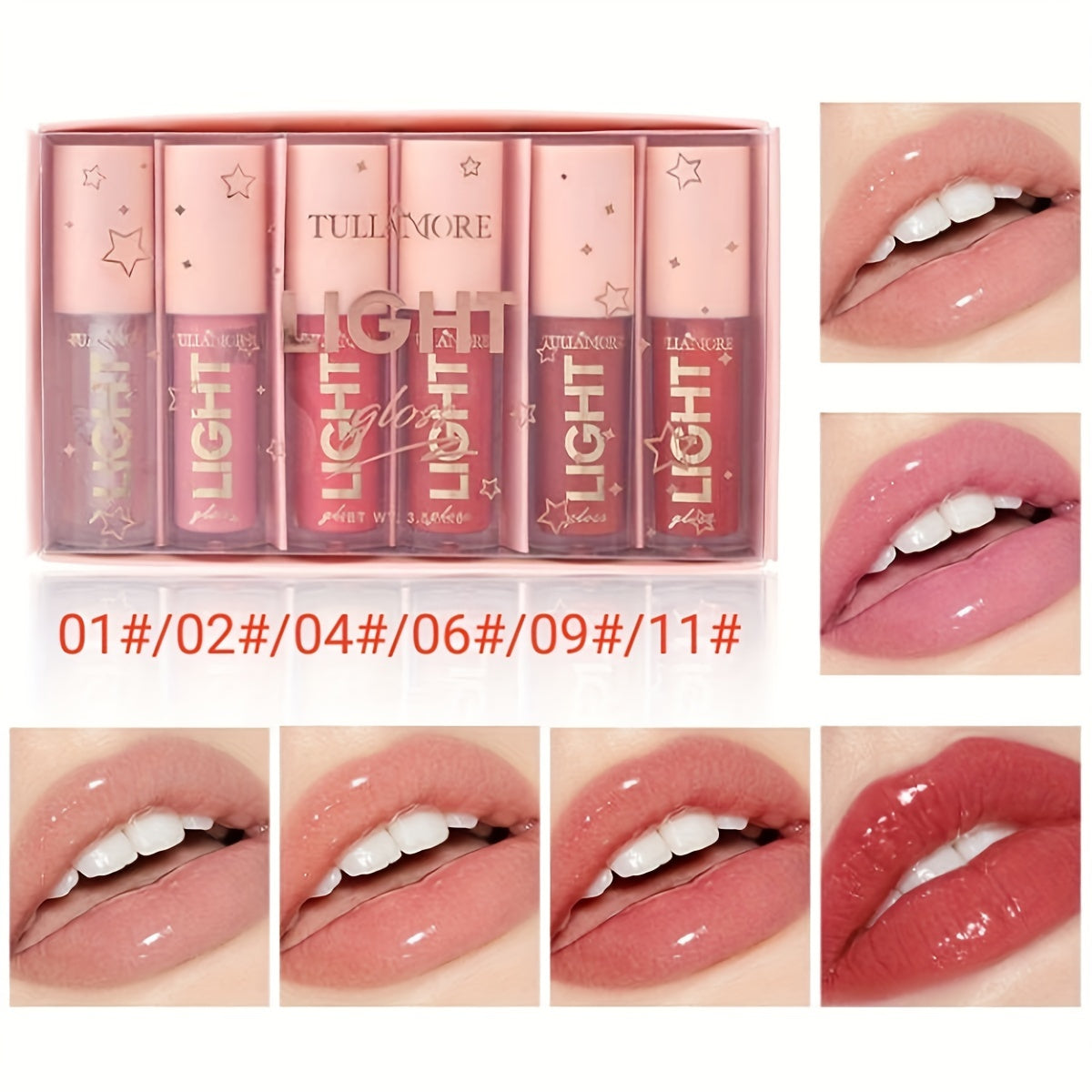 12-Color Lip Oil for Daily Moisturizing and Hydrating with Mirror Shine Finish