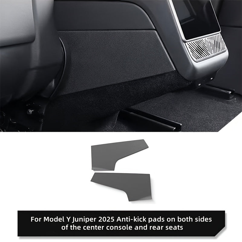 Полный комплект автомобильных ковриков против пробуксовки для Model Y, черный, TPE, защита в любую погоду