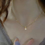 Nooxian Elegant va Sexy 18K Oltin Qoplangan Zirconia Pendant Marjon, Nikelga chidamli Zargarlik, Kundalik kiyish va Maxsus tadbirlar uchun mukammal