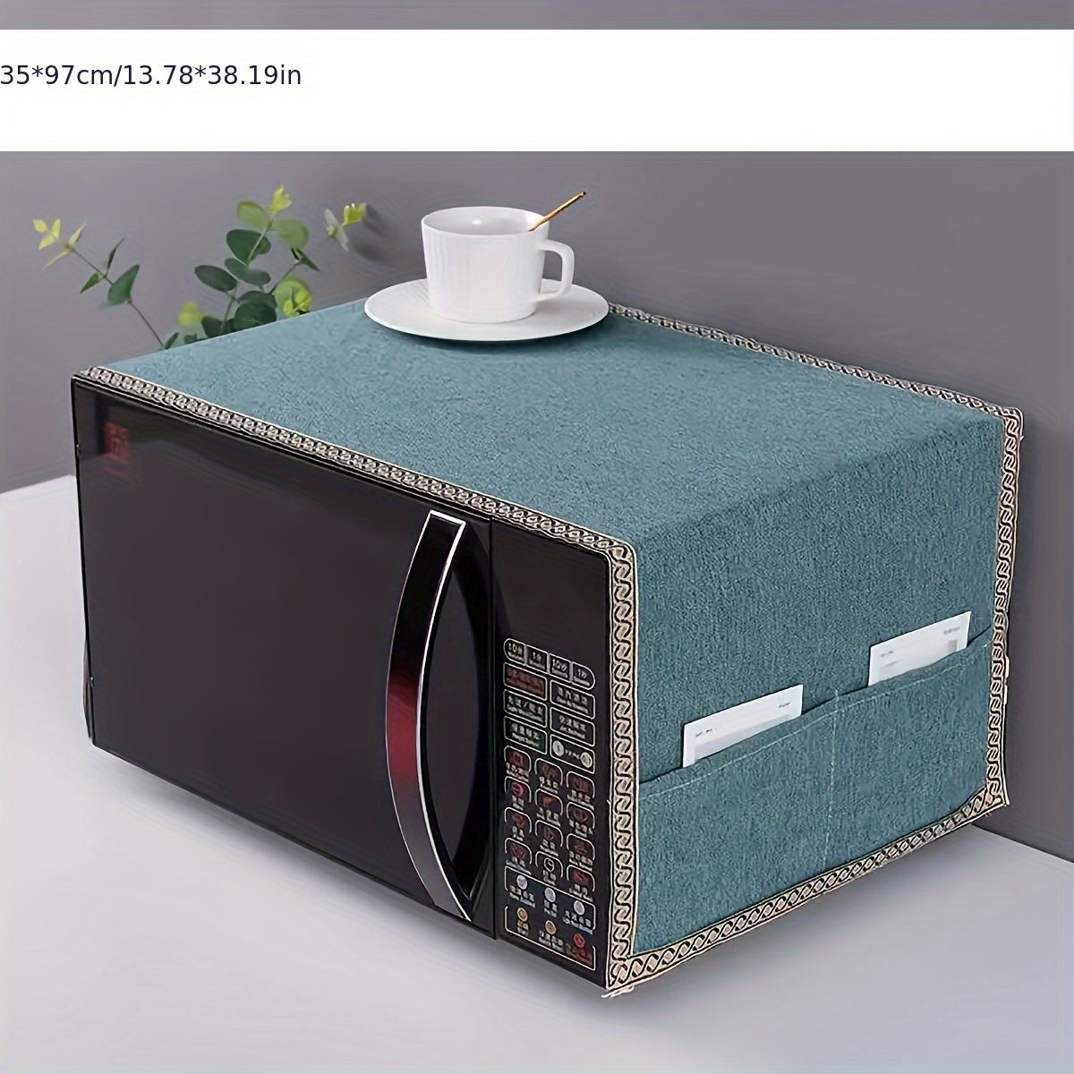 Полиэстеровая микроволновая пылезащитная крышка Защита техники Кухонные аксессуары