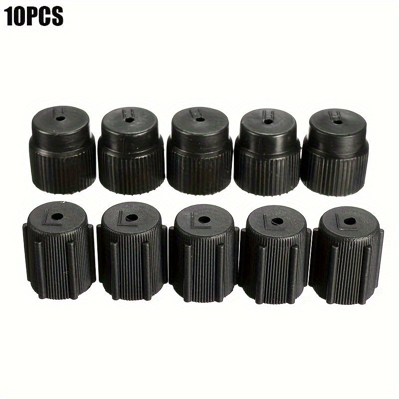 R134a AC System Charging Port Caps 13mm 16mm Durable ABS Plastic Corrosion-Resistant