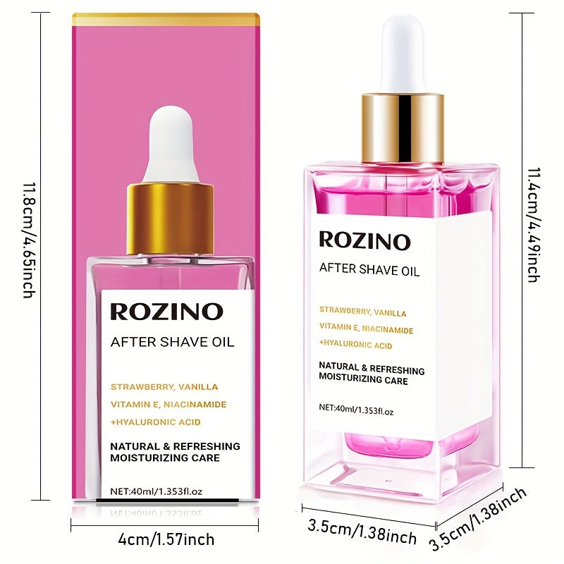 Унисекс 40 мл клубничное ванильное масло для бритья увлажняющее, не жирное