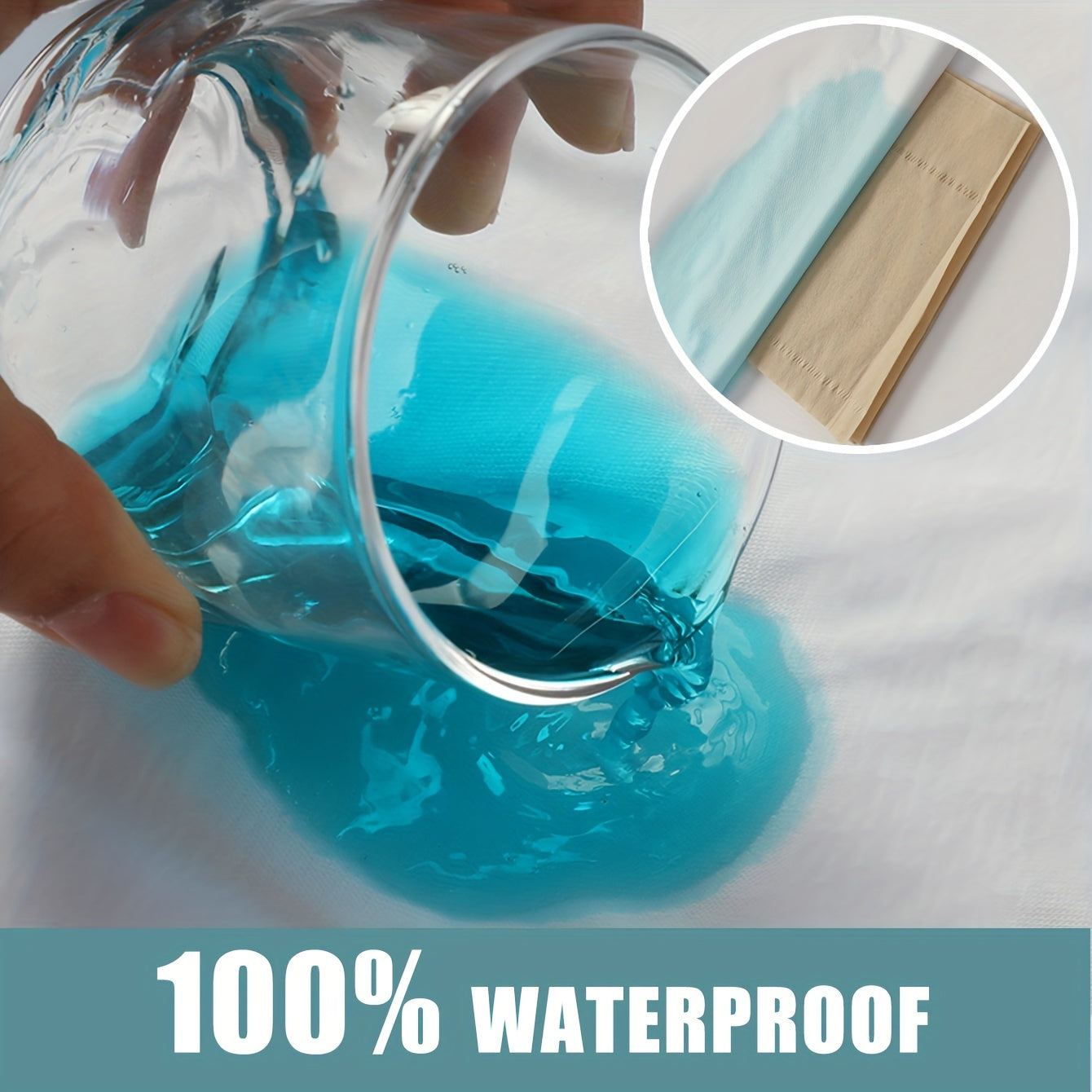 Два водонепроницаемых чехла для подушек с дышащими внешними покрытиями, обработанными TPU, обеспечивающими гипоаллергенность, защиту от пыли и мягкую воздухопроницаемость.