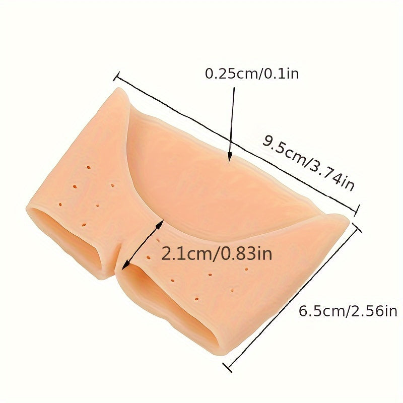 2PCS Toe Sleeves for High Heels Comfort Forefoot Protectors Cushions
