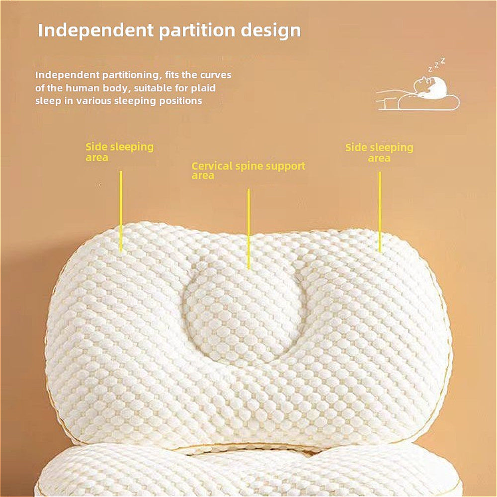 Almohada ergonómica de cuello de punto mariposa para dormir y soporte posparto