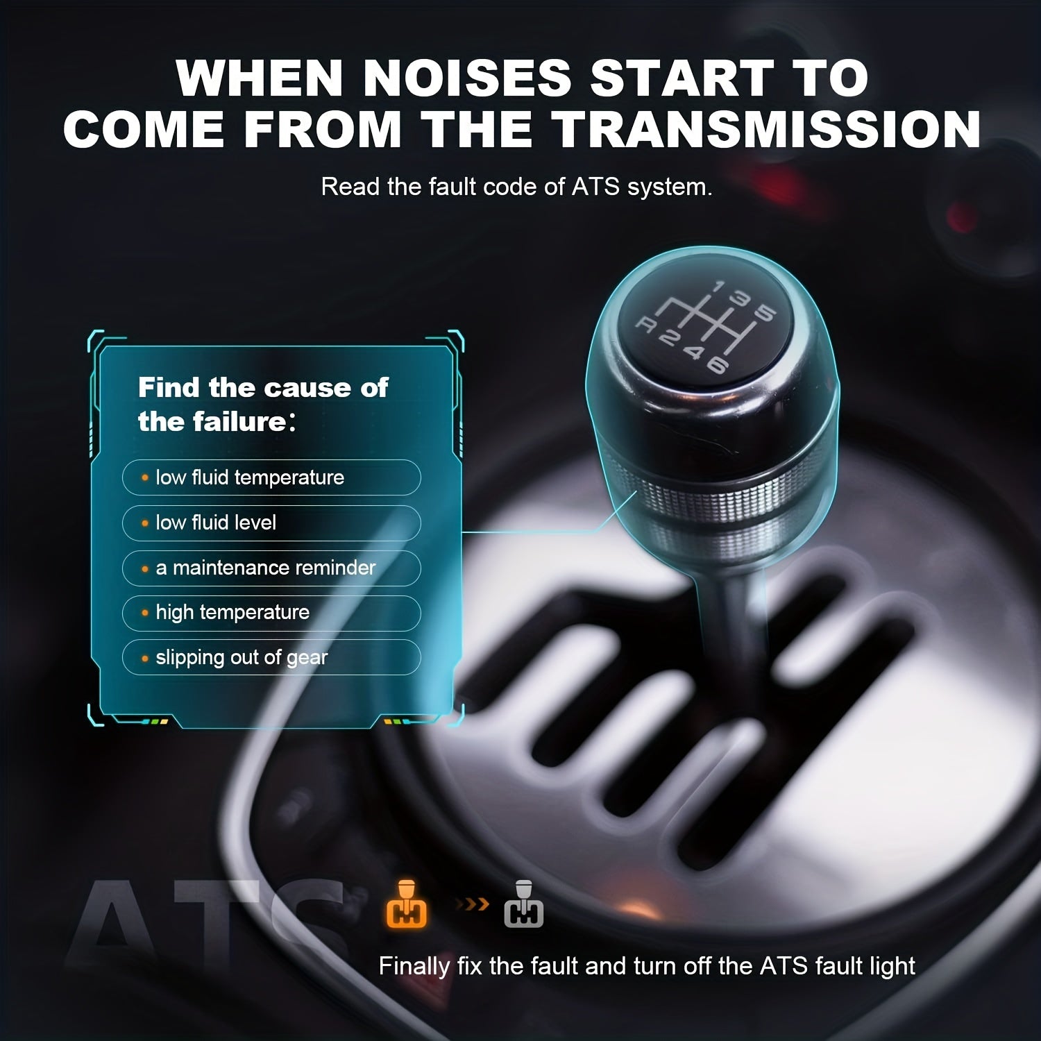 Pro OBD2 Scanner Car Diagnostic Tool ABS SRS Transmission Engine Code Reader