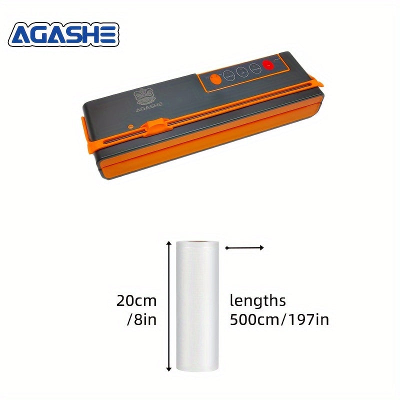 Vacuum Sealer Machine 75Kpa for 32cm Bags with Roll Holder Cutting Knife