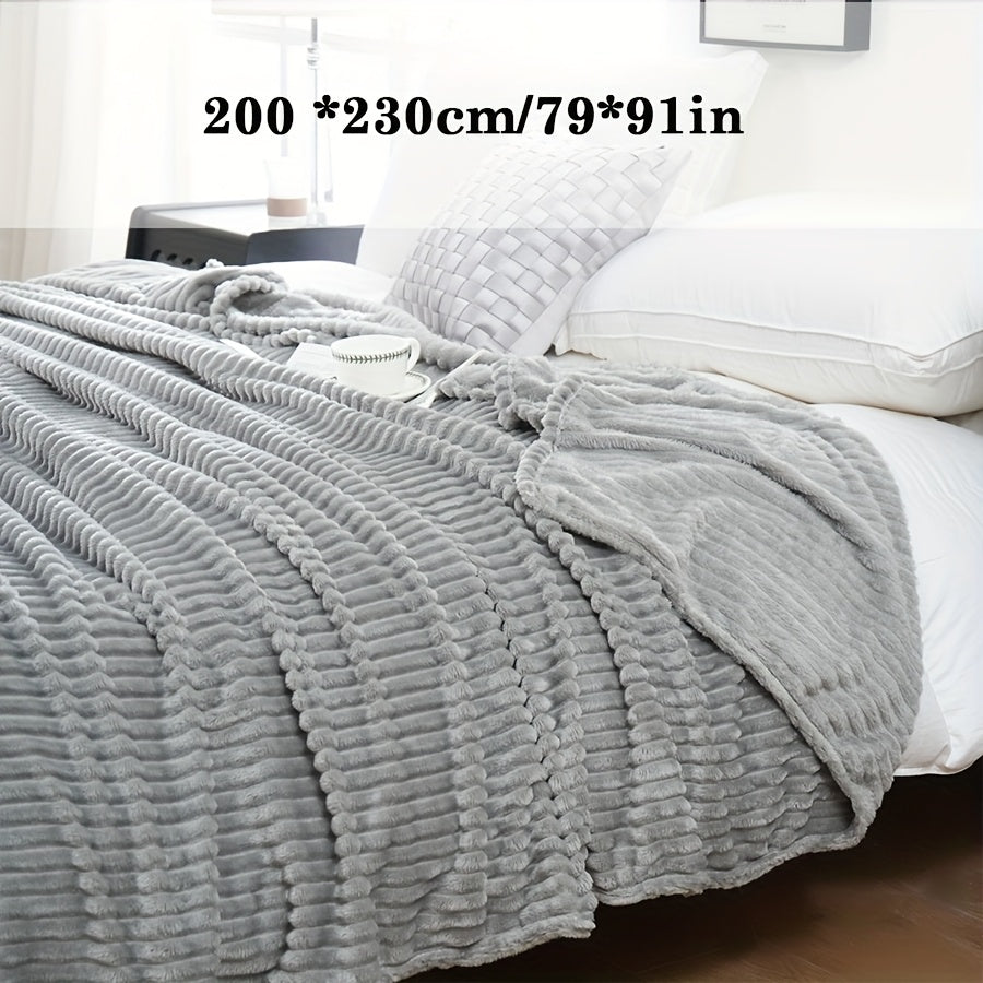 Flannel Christmas Blanket 220GSM Soft Warm Cozy for Bedroom Sofa and Pet Use