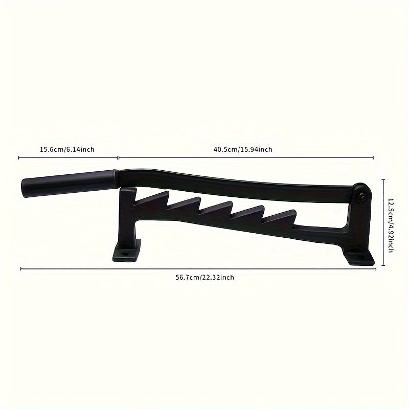 Wall-Mounted Wood Splitter High Carbon Steel Manual Firewood Cutter Indoor Outdoor Use