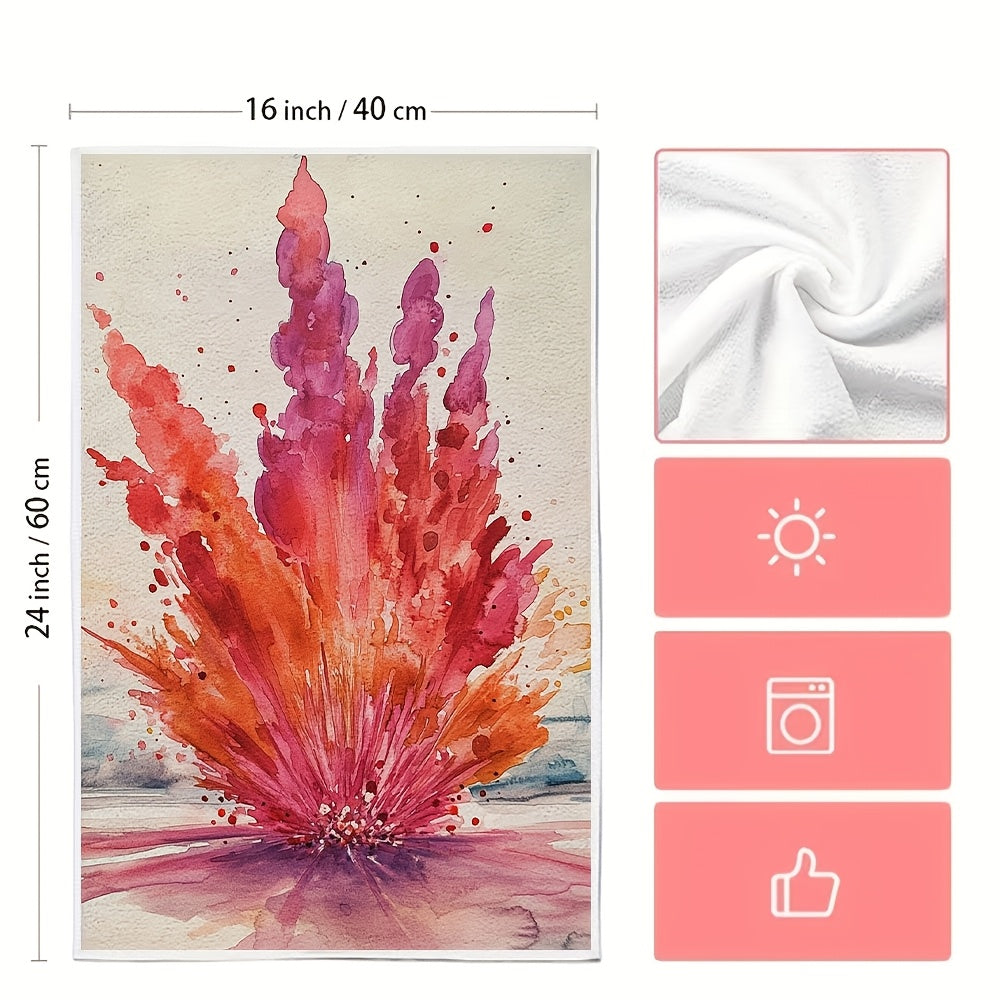 Valentine's Explosion Kitchen Towels Set 2 Ultra Soft Absorbent 40x60 cm