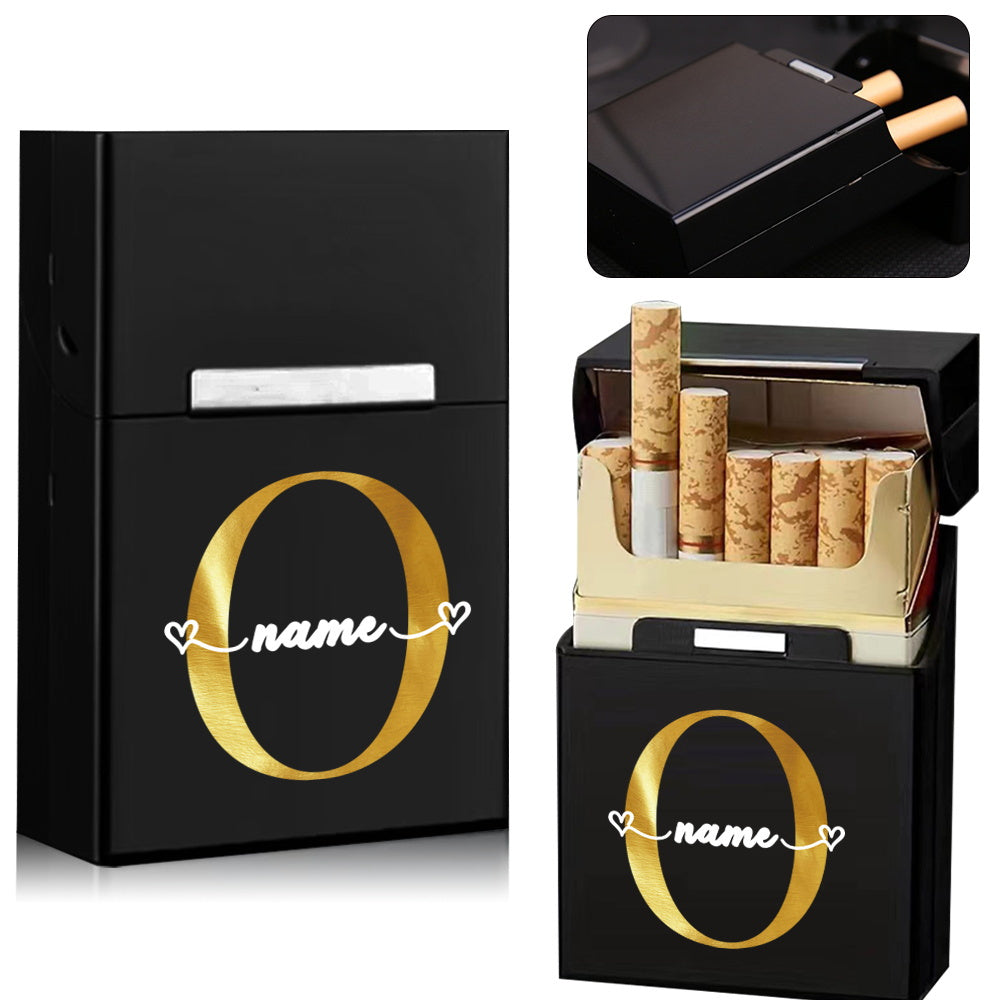 Personalized Metal Cigarette Case Water-Resistant Travel Organizer for Men