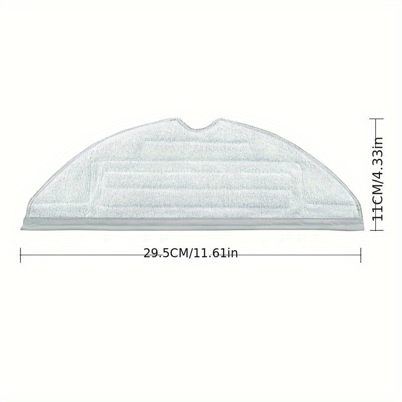 Robot changyutgich uchun 6 ta almashtirish mop yostiqchalari to'plami, polni tozalash aksessuarlari
