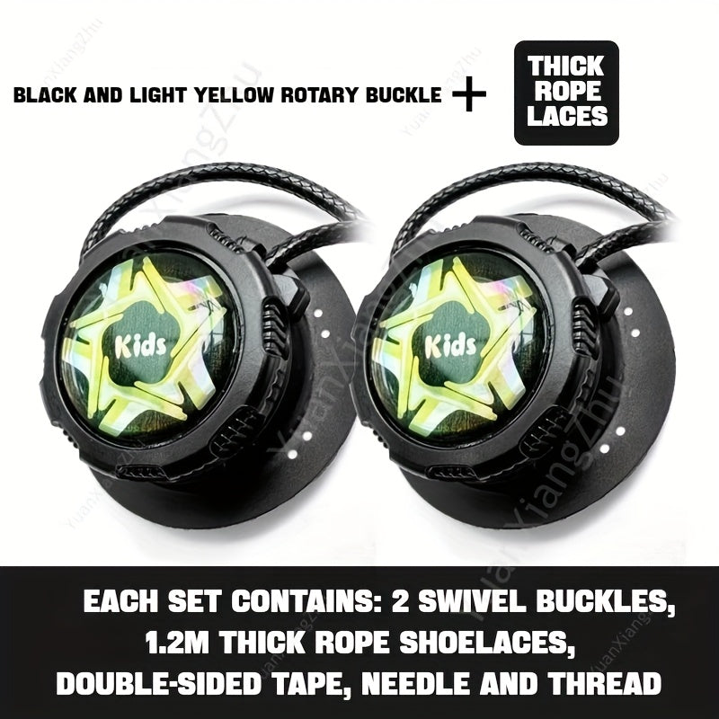 Adult Elastic No Tie Shoelaces With Swivel Buckle for Sneakers