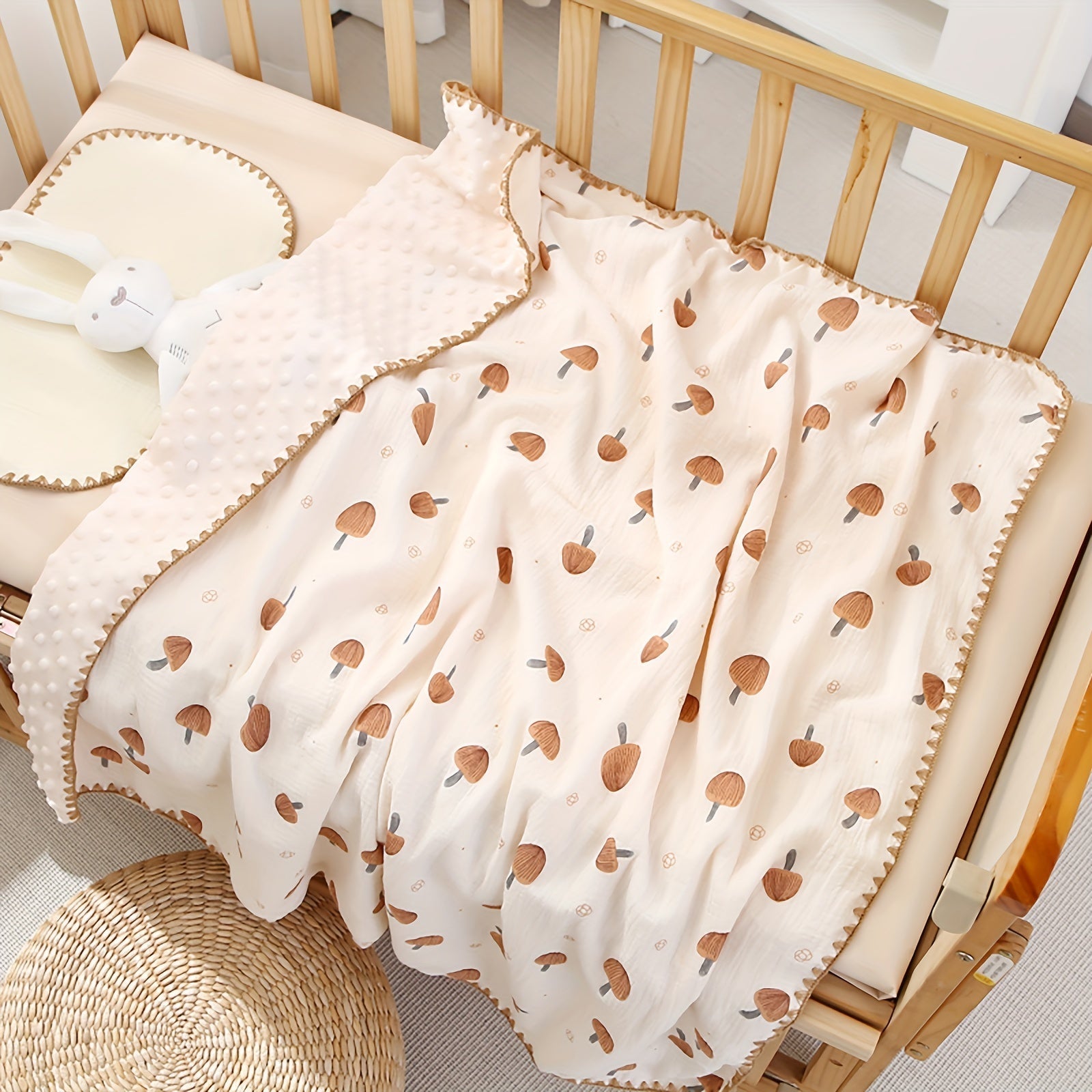 All-Season Cotton Blanket for Spring and Summer Use