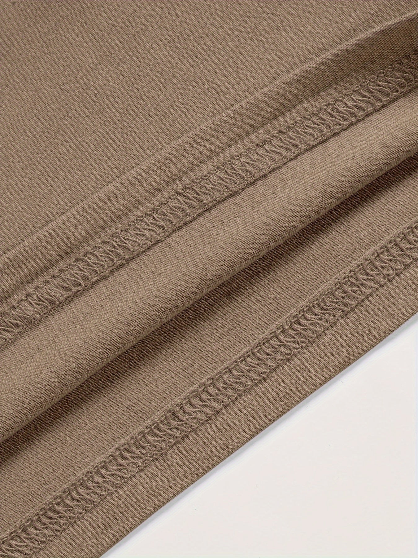 Women's Ribbed Modal Spandex Loungewear Set with Drawstring Crew Neck Solid