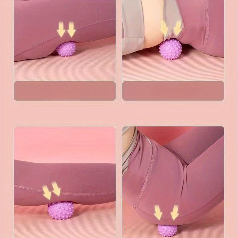 1 dona Trigger Point oyoq massajchisi, TPE Yoga massaj to'pi turli ranglarda