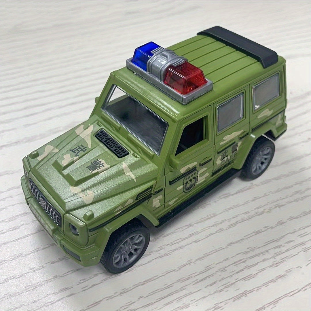 Durable Openable Door Toy Cars for Kids Age 3 Plus Police Fire Off-Road Vehicles