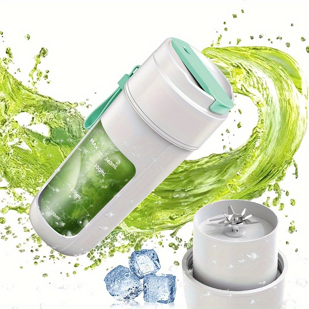 Portable USB Rechargeable Blender with 10 Blades for Smoothies Shakes and Ice Drinks