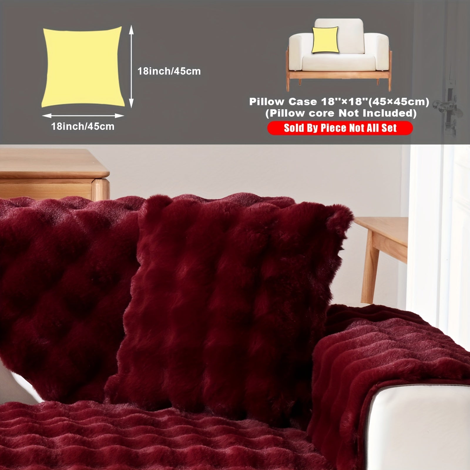 Накидка на диван из флиса для 2-4 местных диванов в 8 цветах, моющаяся в машине, дружелюбная к питомцам, современный дизайн