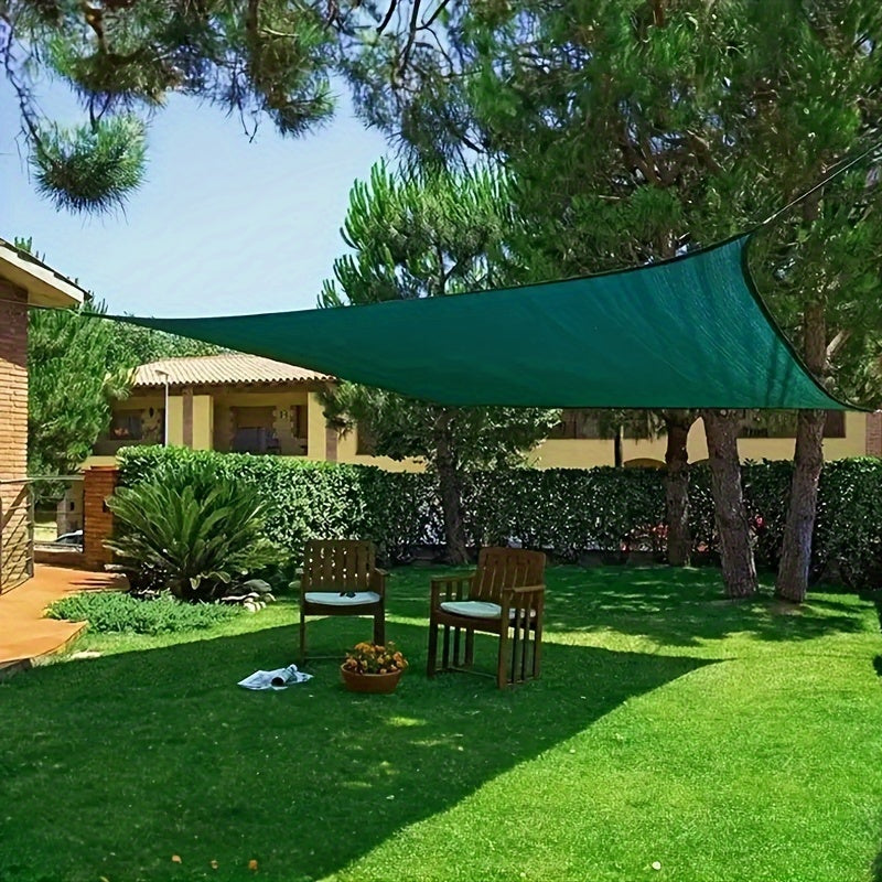Dark Green Polyethylene Sunshade Net for Outdoor Garden UV Protection Breathability