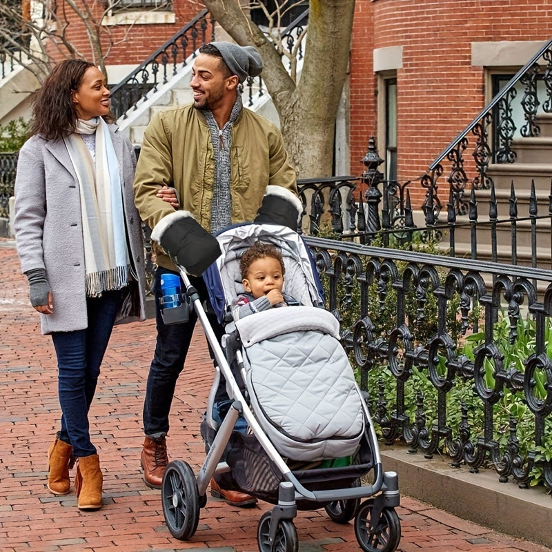 Warm Winter Gloves for Strollers Bikes and Trailers Waterproof Fleece Gear